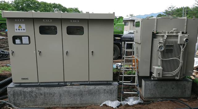 受変電設備も提供可能